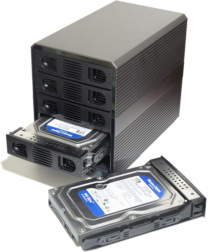 5 Bay USB 3.2 Type-C 10Gbps Daisy-Chain Hard Drive Enclosure DAS, Support 120TB - Image 3