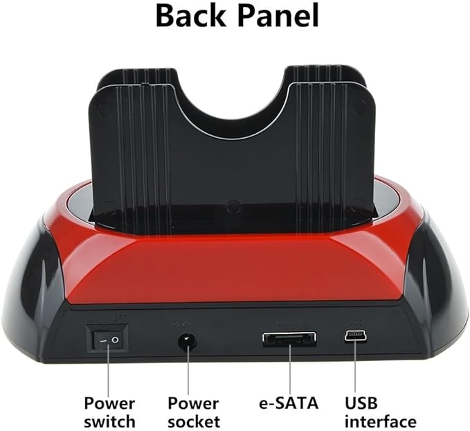 Hard Drive Docking Station, TCC-S862-US USB 2.0 to 2.5 3.5 Inch SATA IDE Dual - Image 5