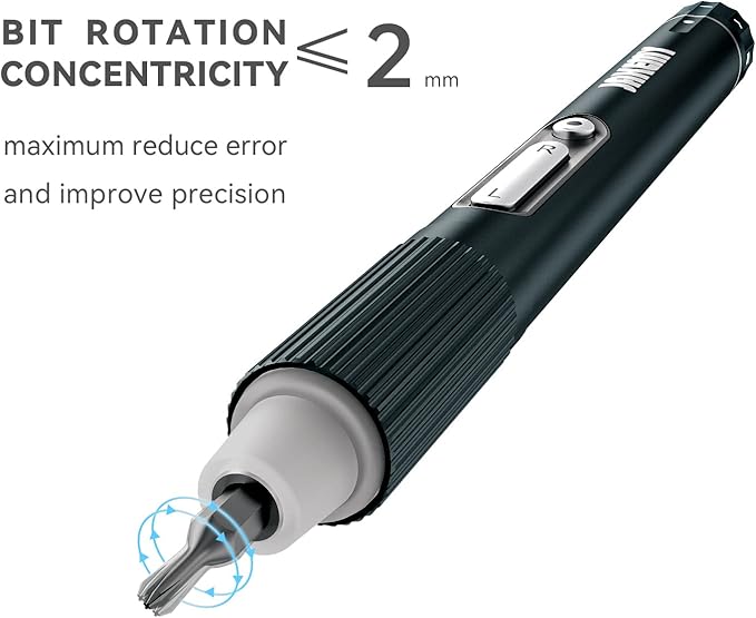 Compact Electric Screwdriver Set, JAKEMY Adjustable 3 Torque Cordless - Image 4