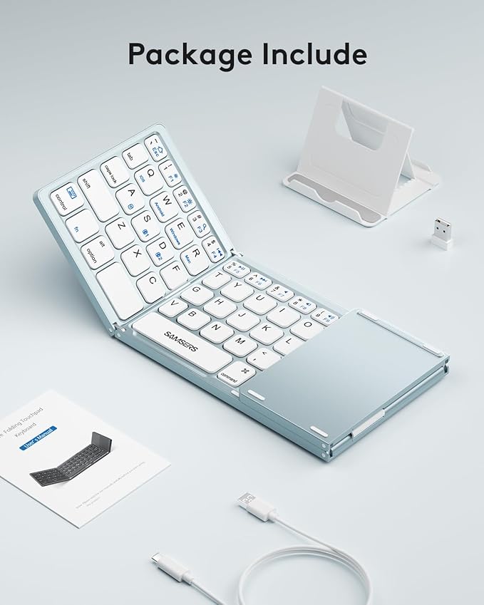 Samsers Multi-Device Foldable Bluetooth Keyboard - Image 9