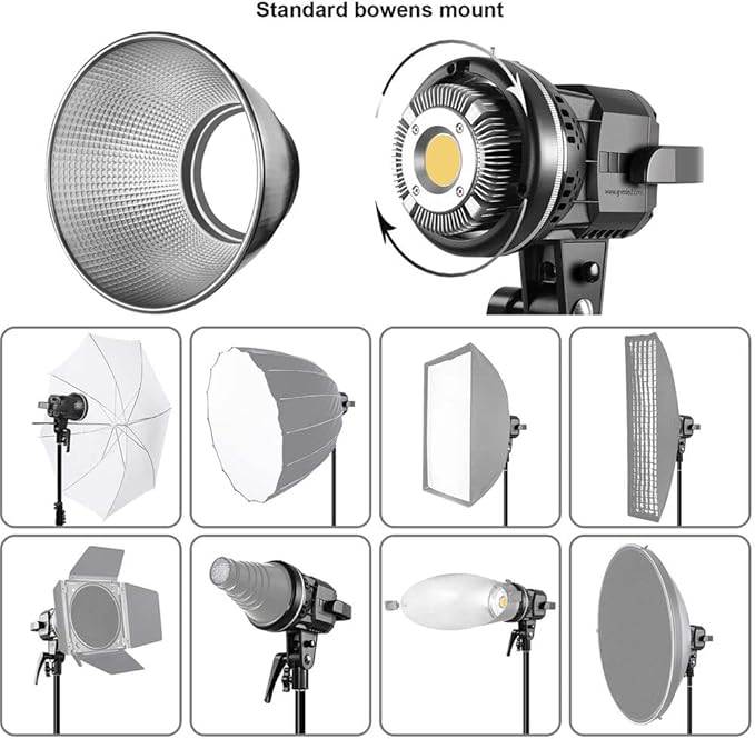 GVM 80W Photo Studio Lighting Kit, LED Video Light - Image 8