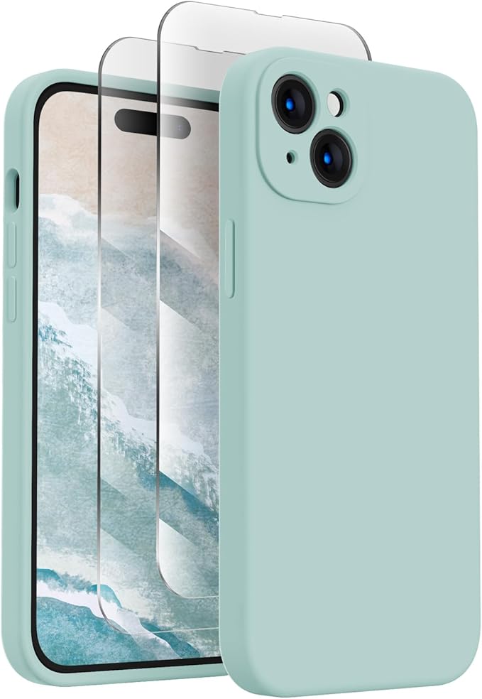 FireNova Designed for iPhone 15 Plus Case, Silicone Case with, Soft by FireNova
