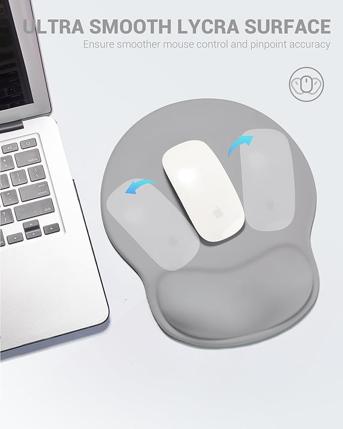 Ergonomic Mouse Pad Wrist Support, Comfortable Mouse Pad Wrist Rest, Relieve - Image 5