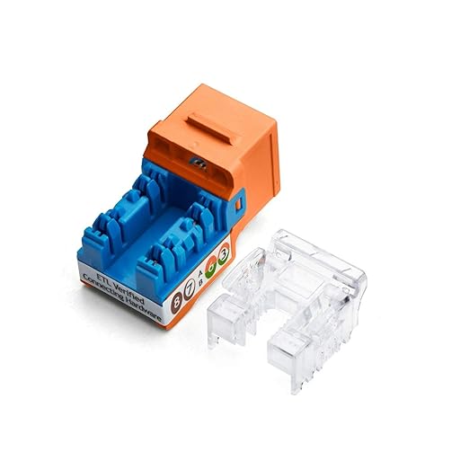 trueCABLE Cat6 Keystone Jack, Unshielded, 90 Degree Punch-Down, PoE++ 100W - Image 2