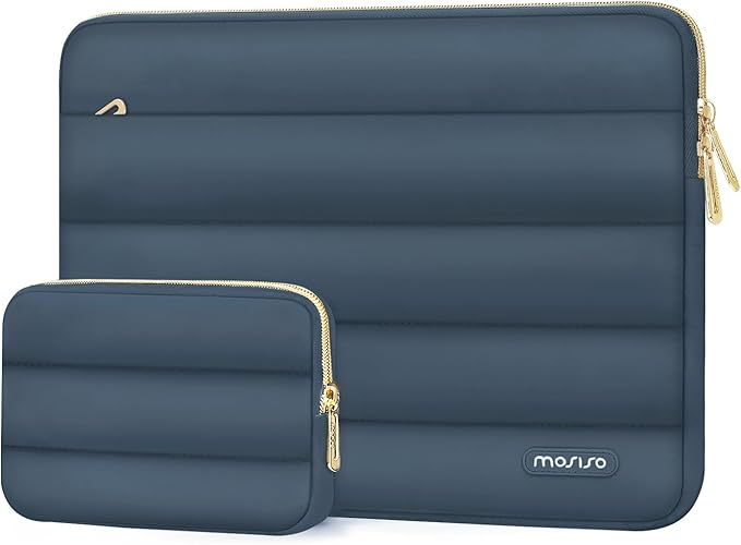 MOSISO 13.3 inch Laptop Case, 13-13.3 inch Puffy Laptop Sleeve Compatible by MOSISO