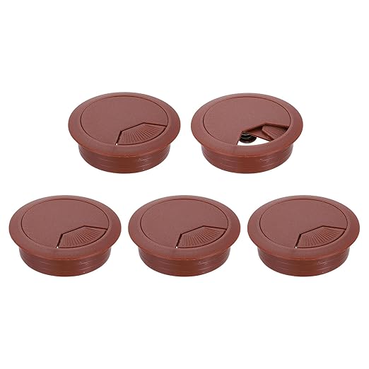 uxcell 5 Pcs 53mm Desk Grommet, Plastic Cable Hole Cover, Wire Cord Cable by uxcell