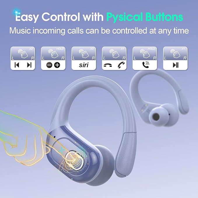 Wireless Earbuds 75hrs Bluetooth 5.4 Headphone Sport, 2025 Bluetooth Earbuds - Image 7