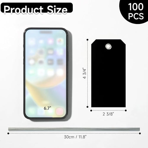 100 Pcs Waterproof Hanging Price Tags - Image 2