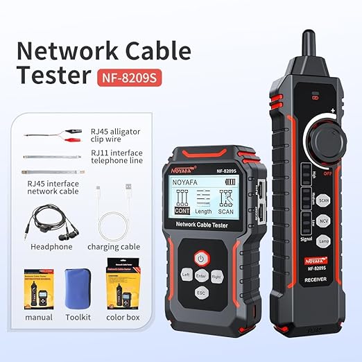 NOYAFA NF-8209S Network Cable Tester, Ethernet Cable Tester - Image 9