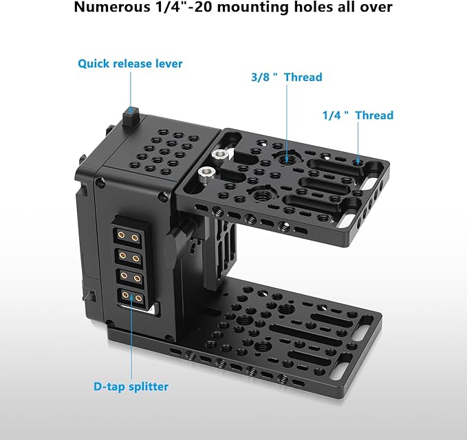 CAMVATE Height-Adjustable Camera Cage Expansion Module-3772 - Image 2