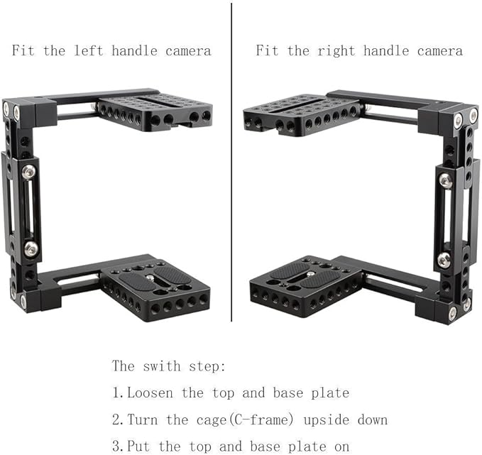 CAMVATE Universal Adjustable Camera Cage Fit - Image 4