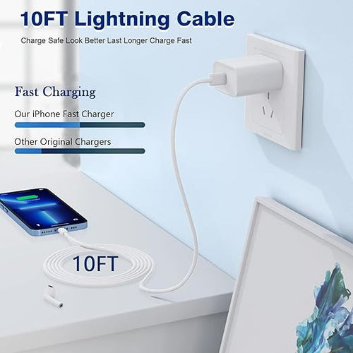 10FT iPhone Fast Charger - Image 2