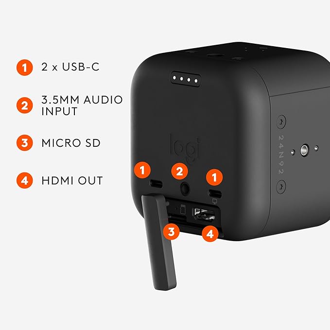 Logitech for Creators Mevo Core Wireless Live Streaming Camera, 4K Video Camera - Image 6