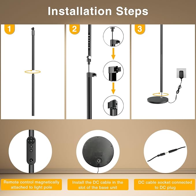 Ring Light with Stand, 15W Dimmable Zoom Lighting - Image 6