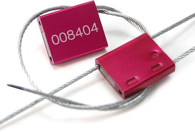 High Security Cable Seals Metal Container Seals Pull Tight Alumium Shipping - Image 5
