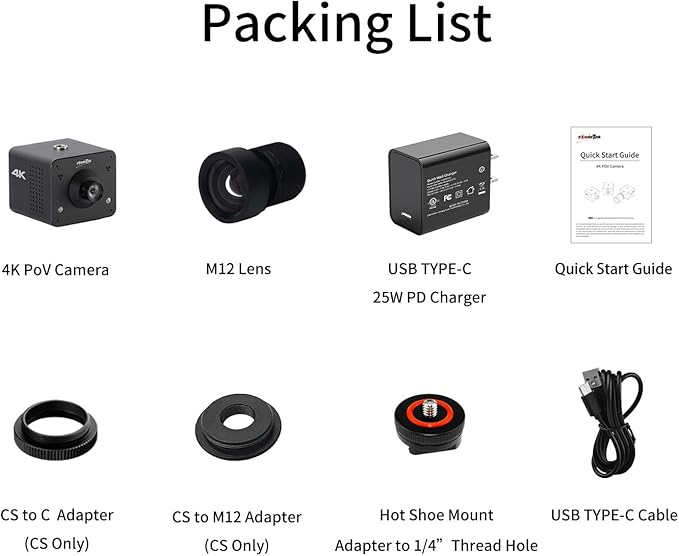 4K Native NDI HX3 POV Webcam Camera PoE, Simultaneously HDMI & SDI Output - Image 9