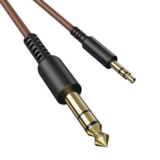 OneOdio 6.35mm to 3.5mm 6.6-9.8FT Stereo Adapter Cable Compatible - Image 2