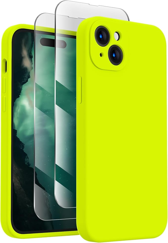 FireNova Designed for iPhone 15 Plus Case, Silicone Case with, Soft by FireNova
