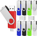 ABLAZE 8GB USB C Flash Drive 10 Pack, OTG USB 2.0 + Type C Memory Stick Dual by ABLAZEGlobal