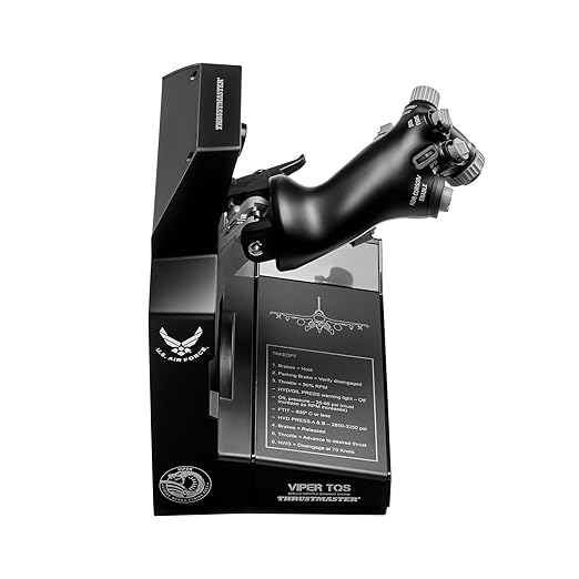 Thrustmaster Viper TQS: Metal Throttle Quadrant System, 21 Action Buttons - Image 6