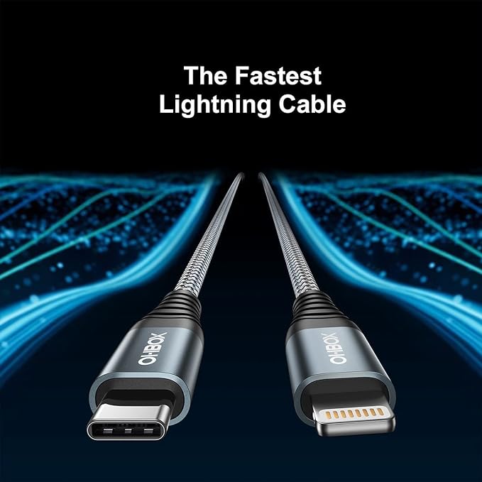 ohbox USB C to Lightning Cable 3Pack 6FT iPhone Fast Charger Cable USB-C iPhone - Image 3