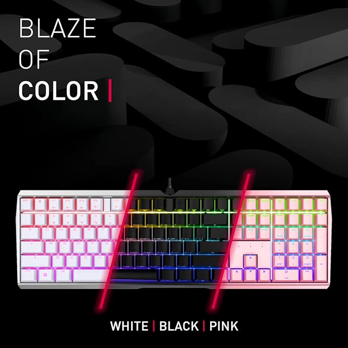 Cherry MX 3.0 S Wired Mechanical Gaming Keyboard. Aluminum Housing Built - Image 6