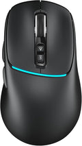 R108 Bluetooth Wireless Mouse – Dual Bluetooth ＆ 2.4GHz USB Receiver, 4 DPI by RAPIQUE