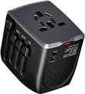 International Travel Adapter Voltage Converter to Step Down 230V to 120V by WAUDM