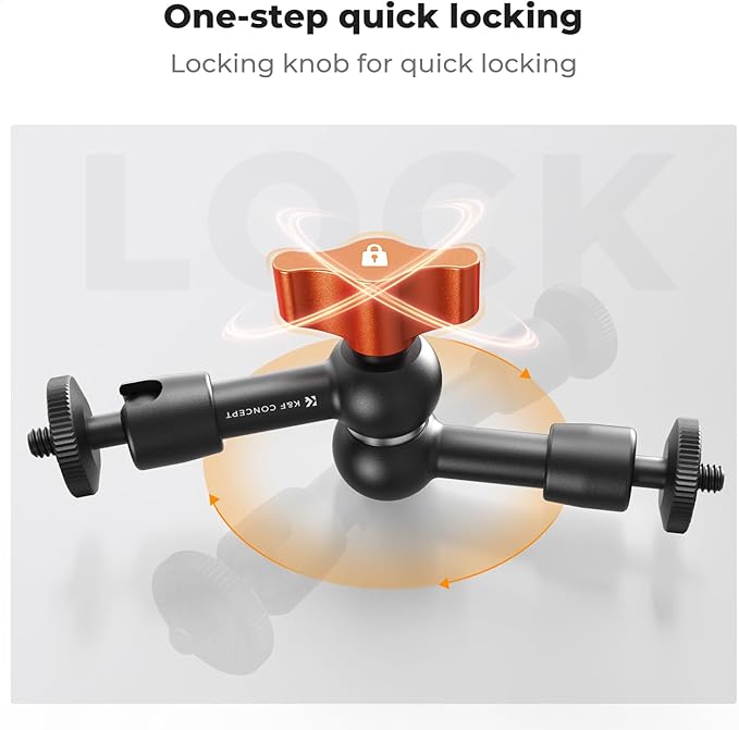 K&F Concept 6" Magic Arm Clamp Kit - Image 6