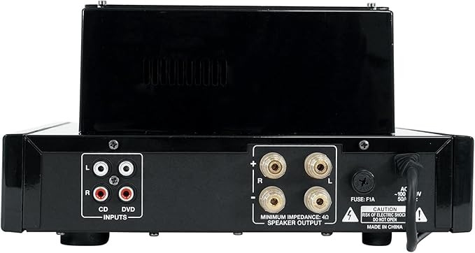 Rockville BluTube 70W Tube Amplifier Stereo Receiver, Compact Design, Warm Sound - Image 8