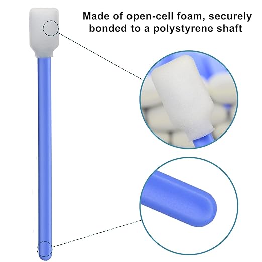 Wellgler's Foam Cleaning Swabs, Foam Swab Kits - Image 7