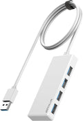 USB Hub, 2 ft Long Cable USB 3.0 Hub, USB Extender by ANYPLUS
