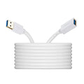 VCZHS Tech USB Extension Cable White 15ft, USB 3.0 Extender by VCZHSTech