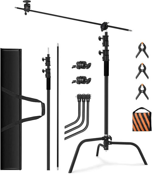 10.8ft/330cm Heavy Duty C Stand Stainless Steel Light Stand by soonpho