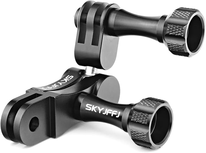 Aluminum Ball gopro Handlebar Mount, 360 Rotation and Lock Any Direction by SKYJFFJ