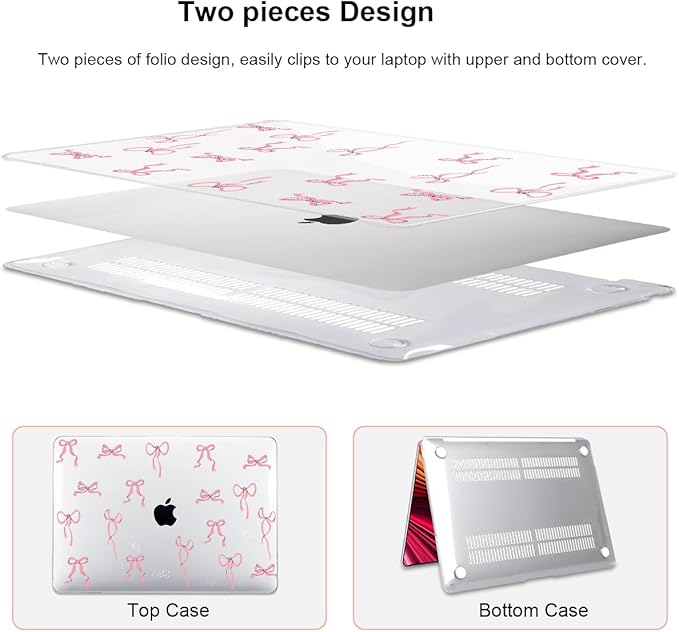 Compatible with 2021 2020 2019 2018 MacBook Air 13 inch Case M1 A2337 A2179 - Image 4