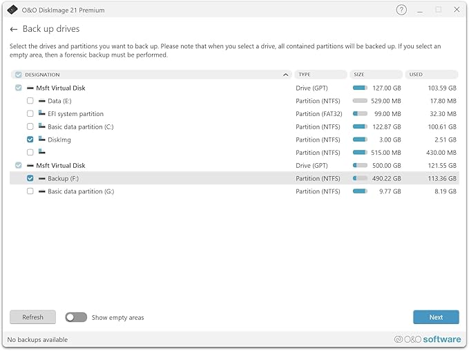 O&O DiskImage 21 Premium - Image 3