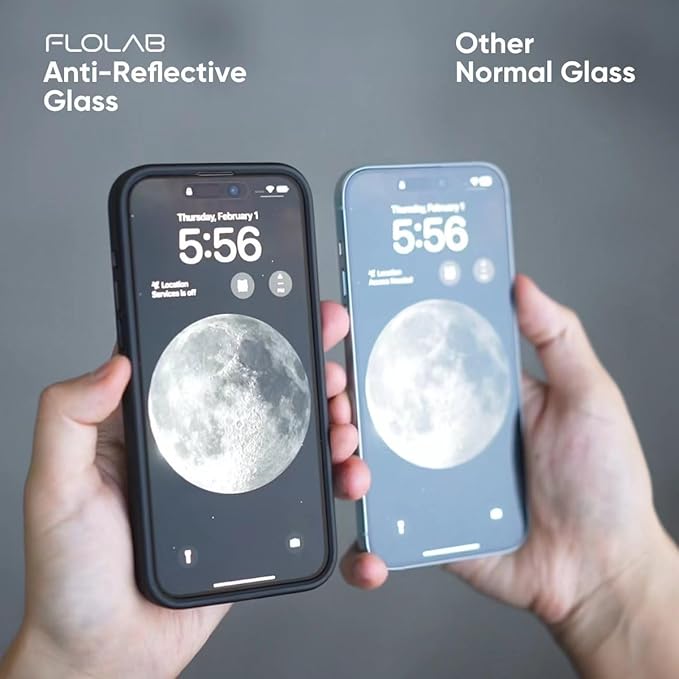 FLOLAB NanoArmour ONETIME PRO for iPhone 15 Pro Max Screen Protector, - Image 4