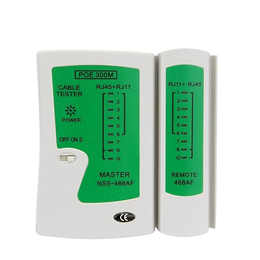 RJ45 Network Cable Tester with Mini Wire Stripper, Ethernet Cable Tester Tool - Image 6