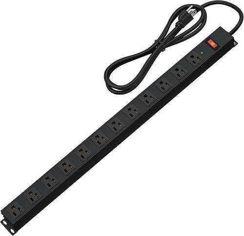 12 Outlet Long Power Strip Surge Protector by CFMASTER