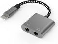 Cubilux Lightning Dual Headphone Splitter Double 3.5mm Audio Jacks Splitter by Cubilux
