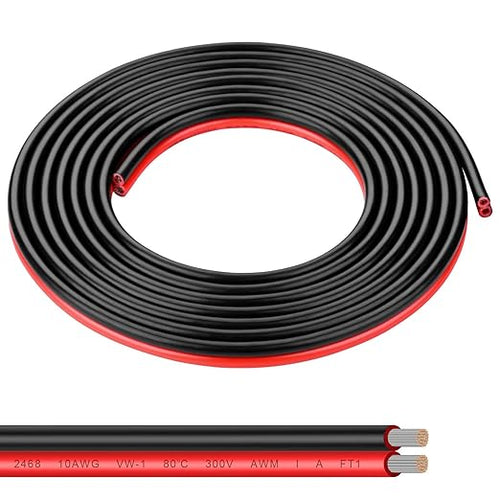 10 Gauge Wire 10FT Tinned Copper Wire by Shirbly