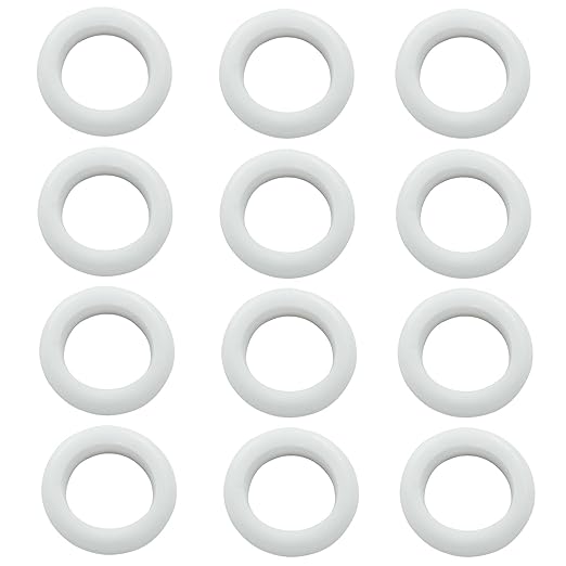 12 Pcs Rubber Grommets, 7/8" Inside Diameter 1" Drill Hole Rubber Wire Grommets by Kyuionty