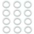 12 Pcs Rubber Grommets, 7/8" Inside Diameter 1" Drill Hole Rubber Wire Grommets by Kyuionty