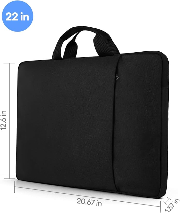UPERFECT 22-Inch Laptop Sleeve for Slim Monitors/Laptops Up to 21.5” – - Image 2