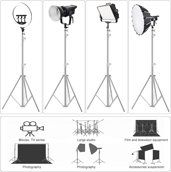 Heavy Duty Light Stand Tripod Stand - Image 6