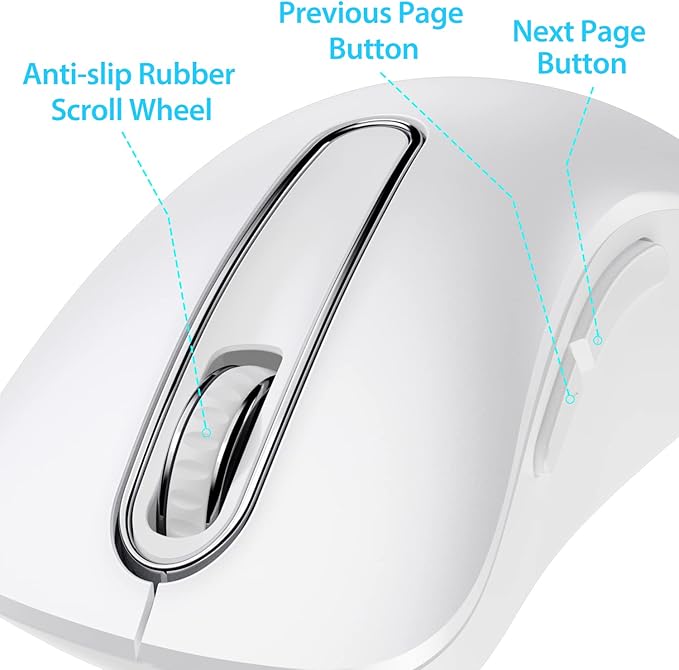 memzuoix 2.4G Wireless Mouse, 1400 DPI Computer Mice - Image 5
