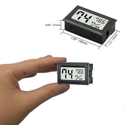12 Pack Mini Digital Thermometer Hygrometer Indoor Temperature and Humidity - Image 2