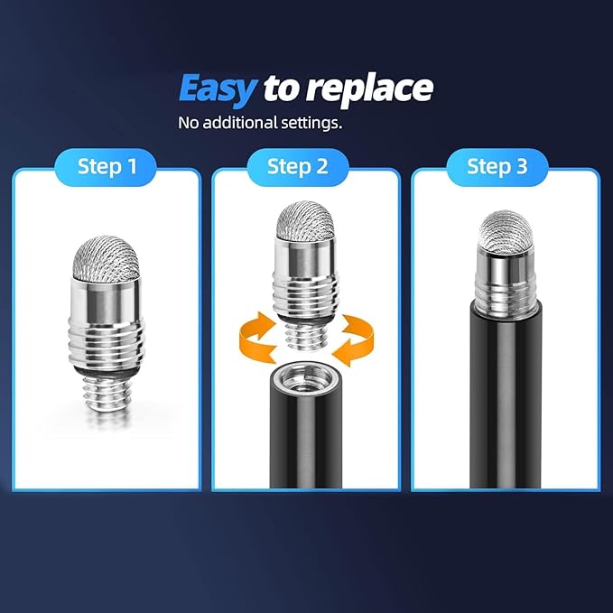 Mesh Fiber Tips GUUGEI Stylus Pen Replacement Tips Suitable - Image 6