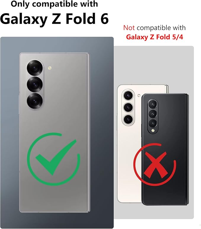 Vihibii for Samsung Galaxy Z Fold 6 Wallet Case - Image 2